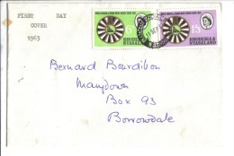 SP1183 - RHODESIA NYASALAND , FDC Del 11 Sept 1963 - Rhodésie & Nyasaland (1954-1963)