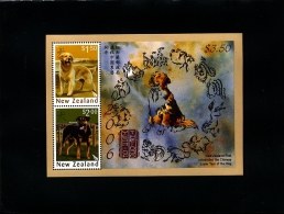 NEW ZEALAND - 2006  YEAR OF THE DOG  MS  MINT NH - Blocs-feuillets