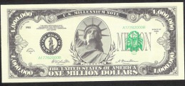 US.A.  FICTIF  1.000.000 DOLLARS   LIBERTY DATE 2000 - Fiktive & Specimen