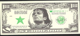 US.A.  FICTIF  1.000.000 DOLLARS   MICHAEL JACKSON DATE 2009  UNC. - Fiktive & Specimen