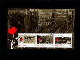 NEW ZEALAND - 2008  ANNIVERSARY OF WWI   MS  MINT NH - Blocs-feuillets