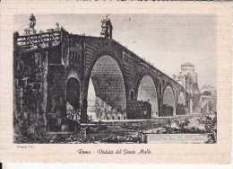 Roma - Veduta Del Ponte Molle - Formato Grande - Viaggiata 1959 Inc. Piranesi - Bridges