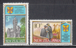 New Zealand MNH Scott #425-#426 Set Of 2 Centenary Of Otago University - Nuovi