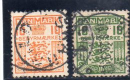 DANEMARK 1926-31 TAXE O - Impuestos