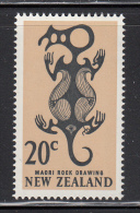 New Zealand MNH Scott #396 20c Maori Rock Drawing - Unused Stamps