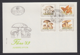 YUGOSLAVIA - FDC - Flora - Mushrooms, Year 1983 - Briefe U. Dokumente