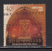 New Zealand Used Scott #1812 40c Saint Werenfried, Waihi Village, Tokaanu - Christmas - Used Stamps