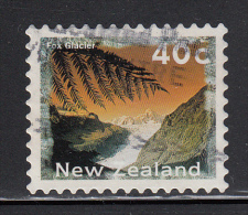 New Zealand Used Scott #1357 40c Fox Glacier - Tourist Attractions - Used Stamps