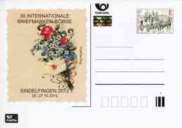 Entier Postal De 2012 Sur Carte Postale Illustrée "Exposition Philatélque De Sindelfingen" - Cartoline Postali