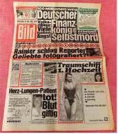 BILD Zeitung Vom 24. Februar 1983 : Volkszählung : Viele Haben Angst - Deutscher Finanz-König Selbstmord - Autres & Non Classés