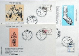 Greenland 1984 MiNr.148-50  FDC ( Lot Ks) FOGHS COVER - FDC