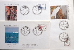 Greenland 1984 MiNr.148-50  FDC ( Lot Ks) - FDC