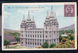 Utah - Salt Lake City - The Great Mormon Temple - Salt Lake City
