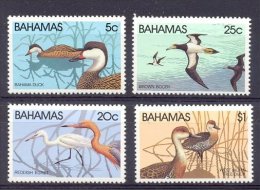 Msk229 FAUNA VOGELS EEND REIGER DUCK EGRET BOOBY BIRDS VÖGEL AVES OISEAUX BAHAMAS 1981 PF/MNH - Collections, Lots & Series