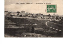 82-----MONTPEZAT ILLUSTRE   Vue Générale Du Sud-ouest--voir 2 Scans - Montpezat De Quercy