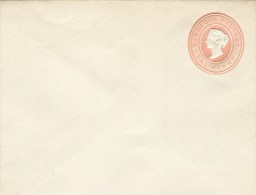 Barbados (Great Britain)- Postal Stationery Envelope With Victoria 1p Value (unused) - Barbades (...-1966)