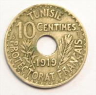 Tunisie 10 Centimes 1919 Protectorat Français - Tunesien