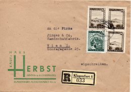 AUTRICHE LETTRE RECOMMANDEE  KLAGENFURT 1946 - Brieven En Documenten
