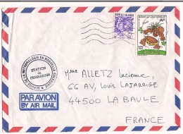 Lettre Nouvelle Calédonie 1994 ( Station De Ouanaham Ile Lifou Service De La Météorologie ) - Covers & Documents