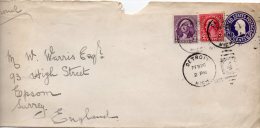 USA 1933 COVER - Nice Detroit Cancellation - Damaged Cover (see Scan) - Covers & Documents