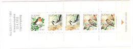 Finland 1991-99 Birds Booklet MNH - Cuadernillos