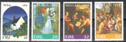 Ireland 1992 Christmas Art Painting Gemalde Mi.811-814 MNH (**) - Nuovi