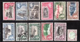 Ceylon 1938-52 King George 12v Used - Ceylan (...-1947)