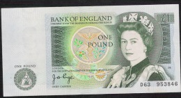 GREAT-BRITAIN P377a 1 POUND  1978-1981 PAGE  AU - 1 Pond