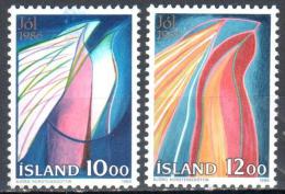 Iceland 1986 Christmas Art Painting Mi.661-662 MNH (**) - Ungebraucht