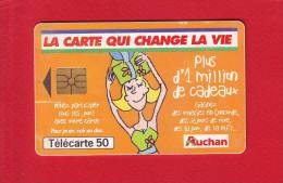 28 - Telecarte Publique Auchan Orange ( F1010 ) - 1999