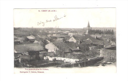 54 - Cirey Sur Vezouze Vue Générale Prise Du Château Horlogerie V. Debrie, Biamont, N° 81 / HOTEL COLLIN 1903 - Cirey Sur Vezouze