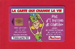 29 - Telecarte Publique Auchan Prune ( F1012) - 1999