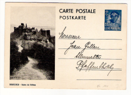 N°111 Neuve Mais écrite  (Bourscheid, Ruines Du Château) - Entiers Postaux