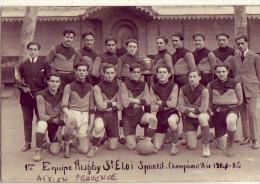 Aix En Provence   13     Equipe De Rugby 1924-1925  St Eloi Sportif  Avec Signatures Au Dos (rare) - Aix En Provence