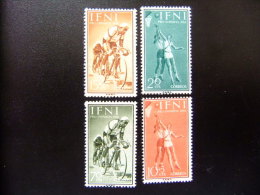 IFNI 1958 DEPORTES CICLISMO + BALONCESTO Edifil 145 /148 ** Yvert 119 /122 ** MNH - Ifni