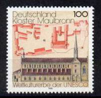 Deutschland / Germany / Allemagne 1998 Kloster Maulbronn Kulturerbe Der Menschheit / World Heritage UNESCO ** - UNESCO