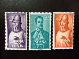 IFNI Año 1962    PRO -  INFANCIA INDIGENA     --  Edifil  Nº 187 - 189 ** MNH --  Yvert Nº 161 - 163 ** MNH - Ifni