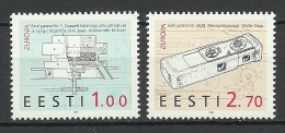 ESTLAND ESTONIA Estonie 1994 Europa CEPT Michel 233 - 234 Patents Minicamera Zapp Etc MNH - 1994