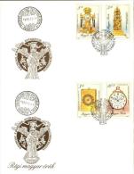 HUNGARY - 1990. FDC - Antique Clocks Cpl.Set MNH! Mi : 4120-4123. - FDC