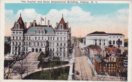 New York Albany The Capital And State Educational Building - Albany