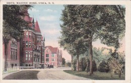 New York Utica Drive Masonic Home 1921 - Utica