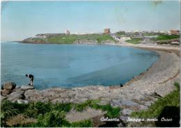 CALASETTA, LA SPIAGGIA PUNTA CROCE, VG 1960   **** - Iglesias