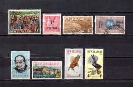 Nueva Zelanda   1964-65  .-   Y&T Nº   423 - 424 - 425 - 427 - 428 - 429 - 430/431 - Used Stamps