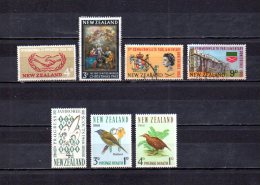 Nueva Zelanda   1965-66  .-   Y&T Nº   432 - 433 - 434/435 - 437 - 438/439 - Used Stamps