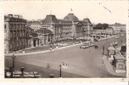 Bruxelles-Brussel-1947-Palais Du Roi-Tram-Tramway-Flamme "Croix-Rouge" Et Timbre "V De Londres" COB N° 683 (scan) - Trasporto Pubblico Stradale