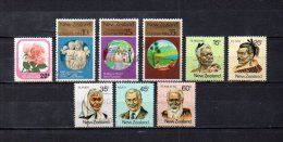 Nueva Zelanda   1980  .-   Y&T Nº   777 - 778/780 - 781/785 - Used Stamps