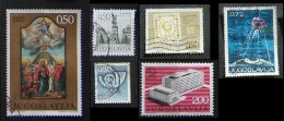 Jugoslavia 1970-1974 Painting Teodor Kracin - Tourism - Postage- 100 Stamp Space - Gebraucht