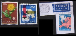 Jugoslavia 1975 3 Francobolli (1 Con Label Etichetta) - Used Stamps
