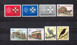 Nueva Zelanda   1985  .-   Y&T Nº   886/888 - 889/890 - 893 - 895/896 - Used Stamps