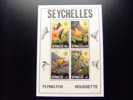 SEYCHELLES 1981 FAUNA Yvert Nº 17 ** MNH Bloc - Seychellen (1976-...)